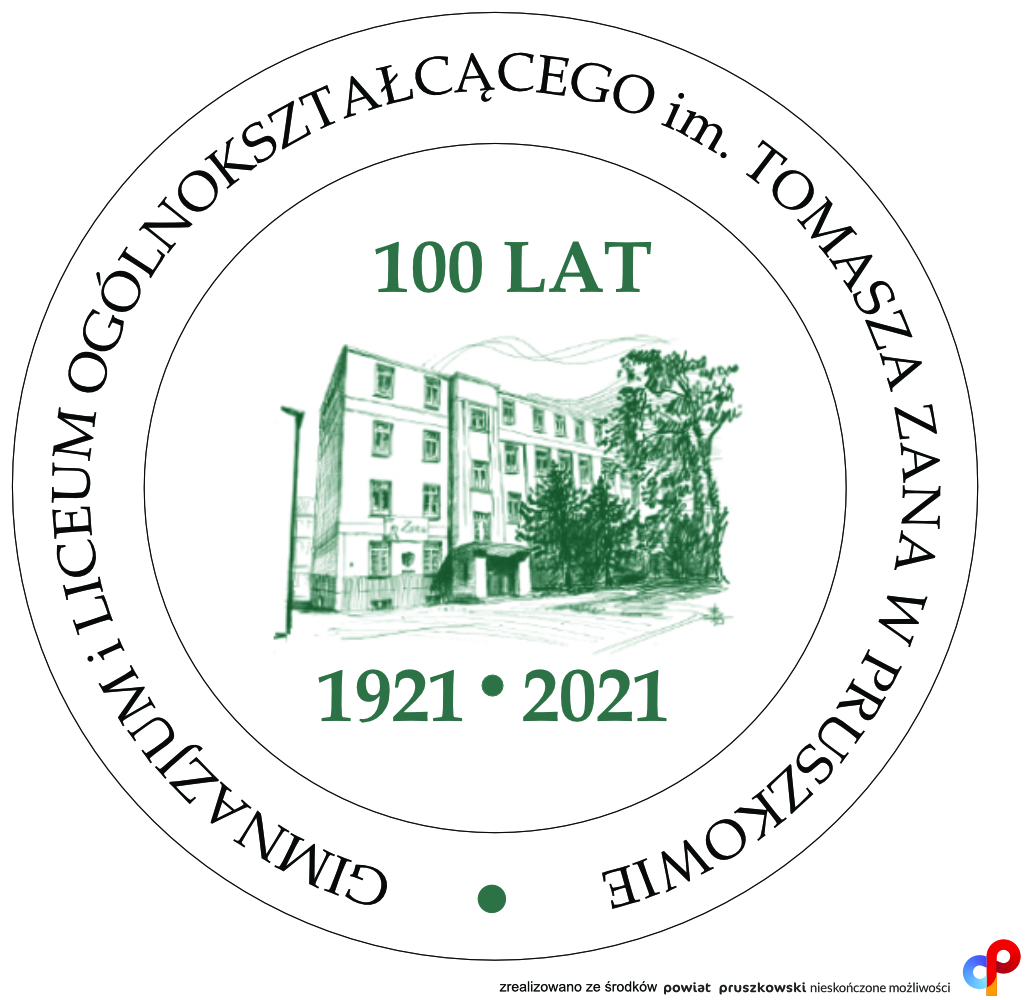 Logo 100 Lecia Szkoly Sto Lat Zana